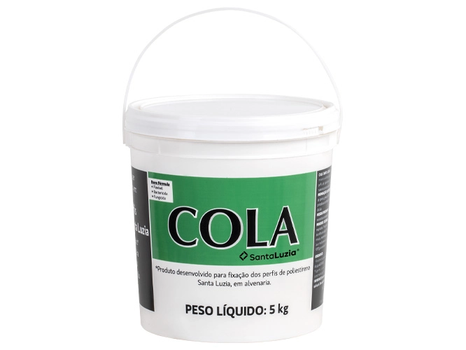 Cola Santa Luzia 5kgs - para Fixação de Rodapé